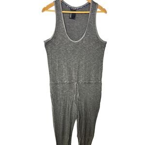 Dolan Heather Gray Tie Waist Lounge Jumpsuit Jumper Size Medium